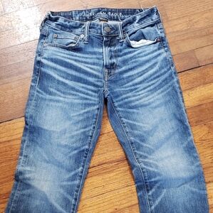Boys American eagle original straight jeans size 28x30